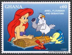 Ariel, El pez Flaunder, Sebastián el cangrejo