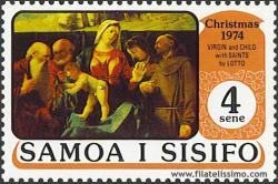 Sagrada familia con los Santos Jerónimo, Ana y Joaquí­n; de Lorenzo Lotto