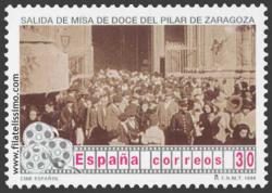 Salida de misa de doce del Pilar de Zaragoza