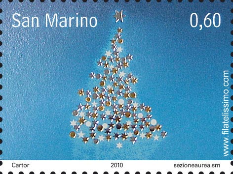Sellos de San Marino, Árboles de Navidad